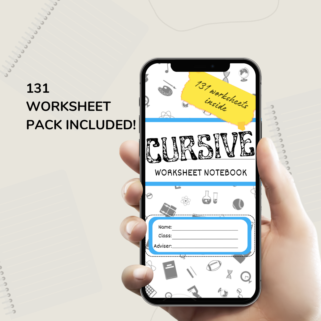 Cursive for Teens and Adults (Bundle!)