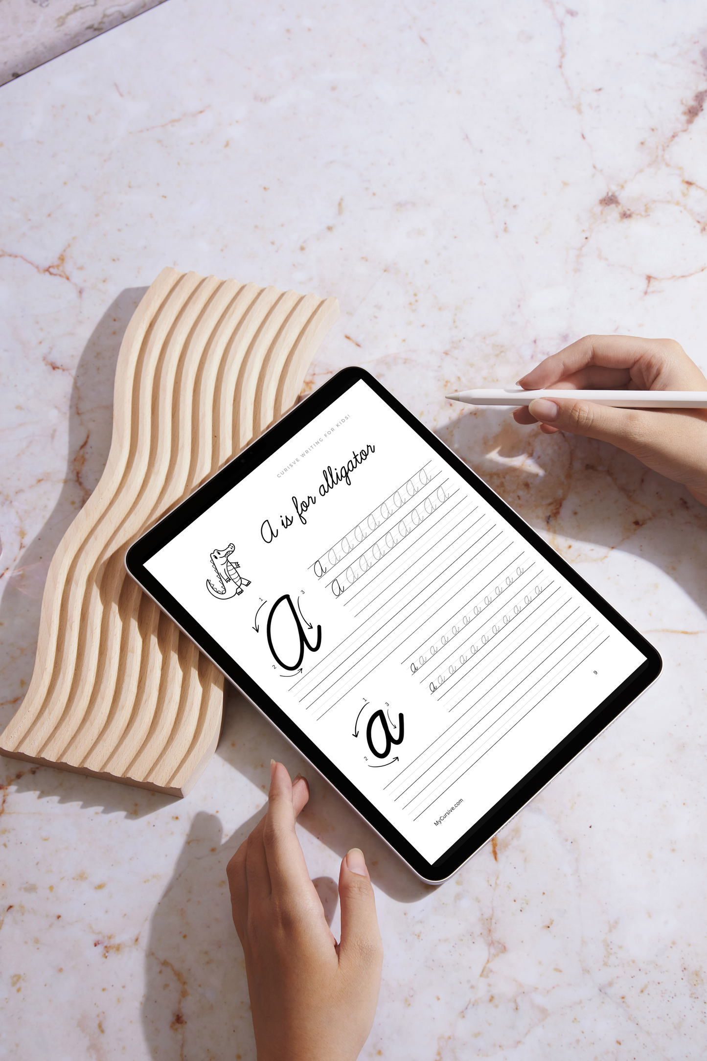 Digital Cursive Handwriting Workbook for Kids!