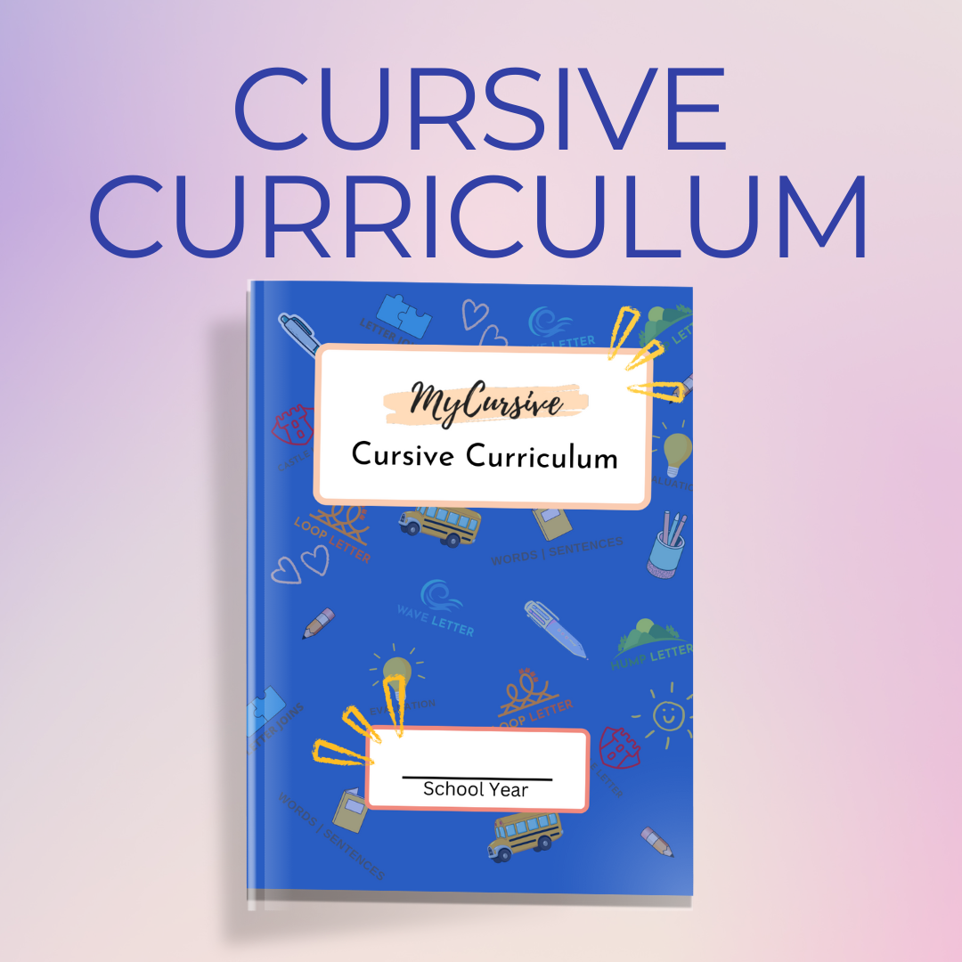 MyCursive Cursive Curriculum — the complete program licensed to your school for the year